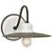 Currey & Company Eastleigh Gray & White 1-Light Wall Sconce