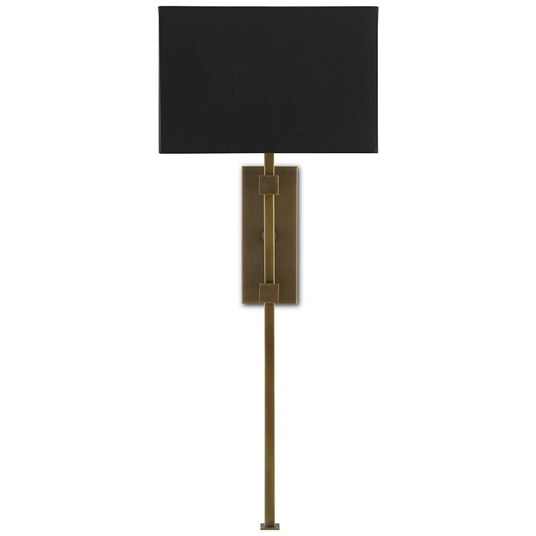 Image 2 Currey & Company Edmund Brass 1-Light Wall Sconce more views