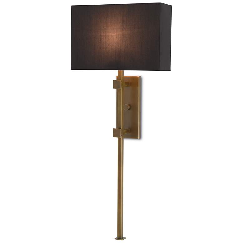 Image 3 Currey & Company Edmund Brass 1-Light Wall Sconce more views