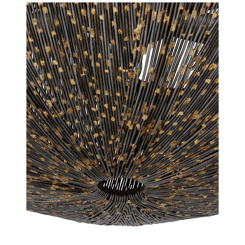 Image 3 Currey & Company Eduardo 30" Iron 6-Light Chandelier more views