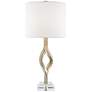 Currey &amp; Company Elyx Chinois Silver Leaf Table Lamp