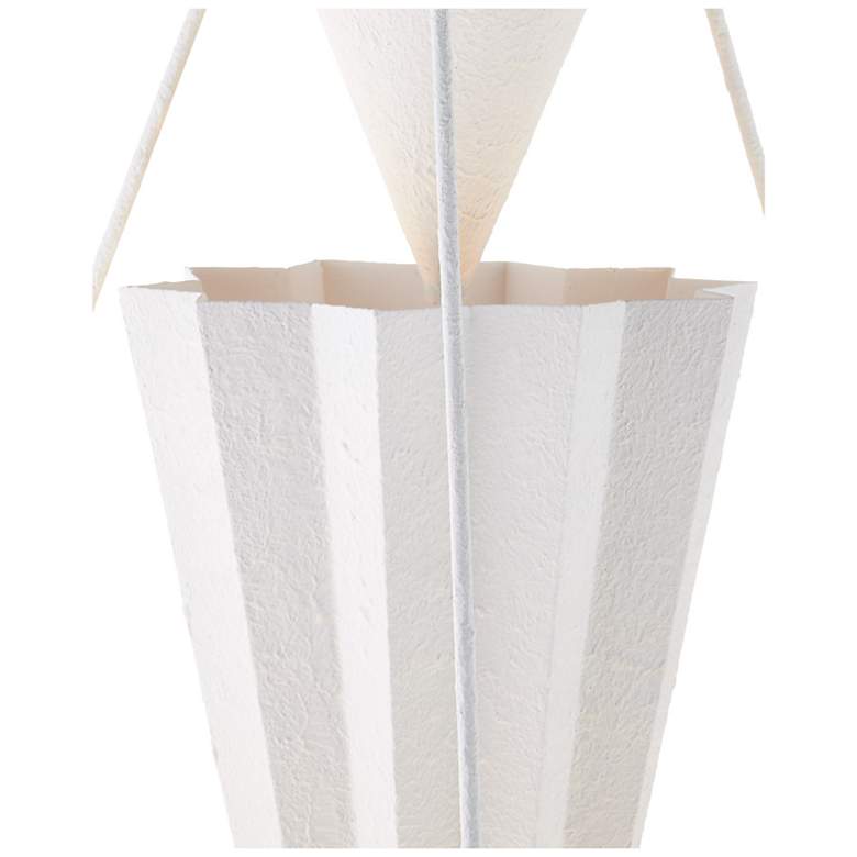 Image 2 Currey & Company Empyrean 22.5" White LED Chandelier more views