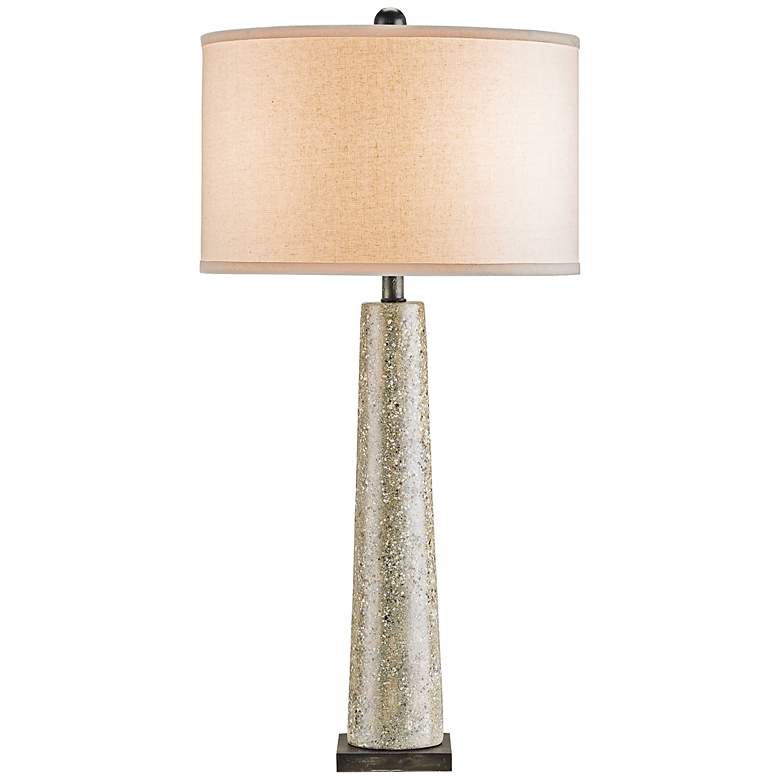 Image 1 Currey and Company Epigram Polished Concrete Table Lamp