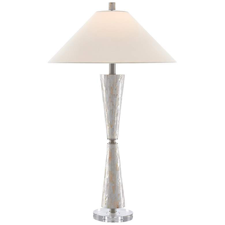 Image 1 Currey and Company Fallon Mother of Pearl Table Lamp
