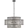 2_Currey & Company Fantine 30" Bronze and Raj Mirror Chandelier