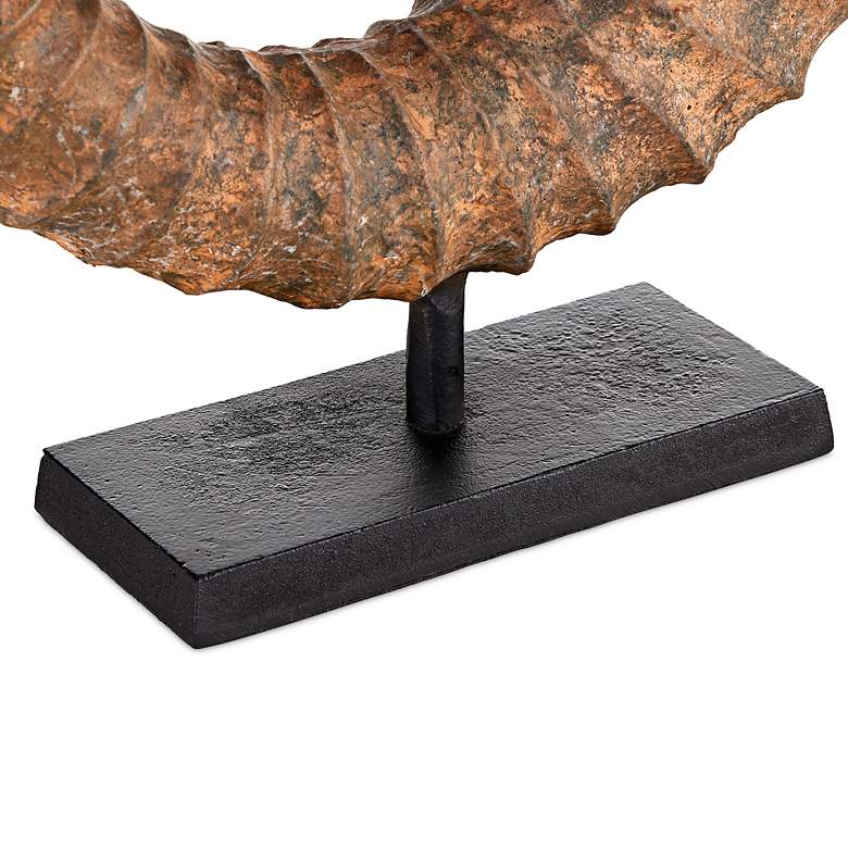 Image 4 Currey & Company Faux Horn Sculptures Set of 2 more views