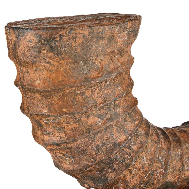 Image 5 Currey & Company Faux Horn Sculptures Set of 2 more views