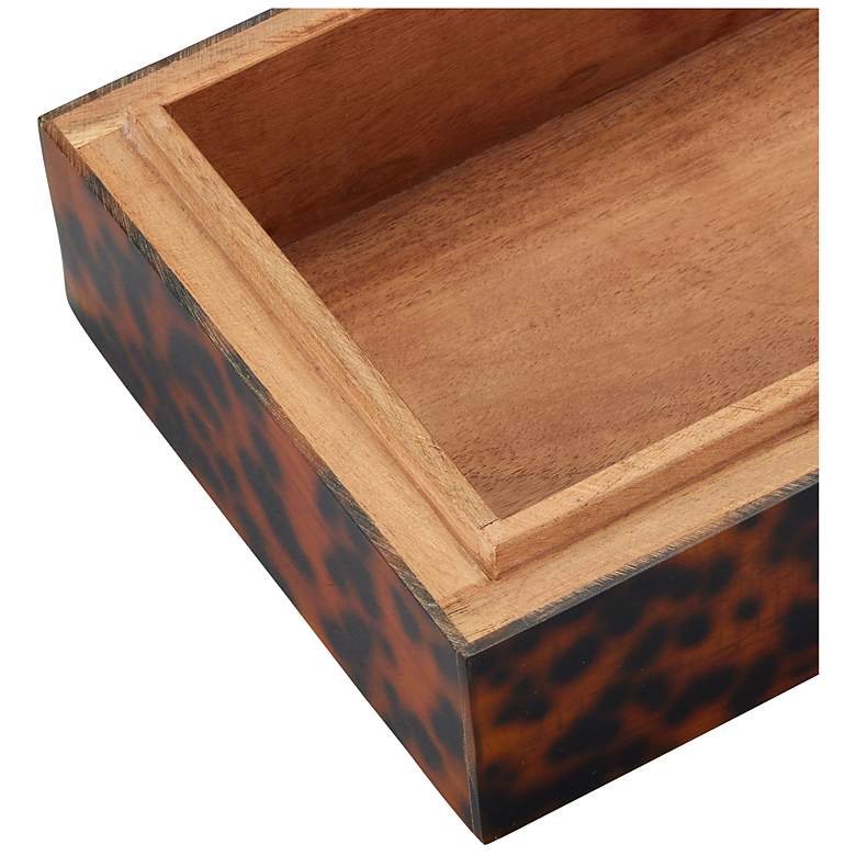 Image 5 Currey & Company Faux Tortoise Box Set of 2 more views