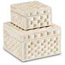 1_Currey & Company Felice Bone Box Set of 2