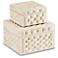 Currey & Company Felice Bone Box Set of 2