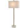 Currey &amp; Company Felix 39 3/4" Brass and Alabaster Buffet Lamp