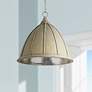 Currey &amp; Company Fenchurch 23" Wide Oyster Pendant
