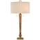 Currey and Company Fione Light Brown Marble Table Lamp