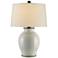 Currey and Company Fittleworth Feather Gray Table Lamp