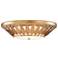 Currey & Company Floris 22"W Autumn Gold LED Ceiling Light