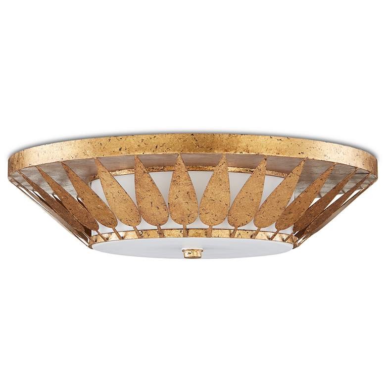 Image 2 Currey & Company Floris 22"W Autumn Gold LED Ceiling Light more views