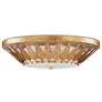 2_Currey & Company Floris 22"W Autumn Gold LED Ceiling Light more views