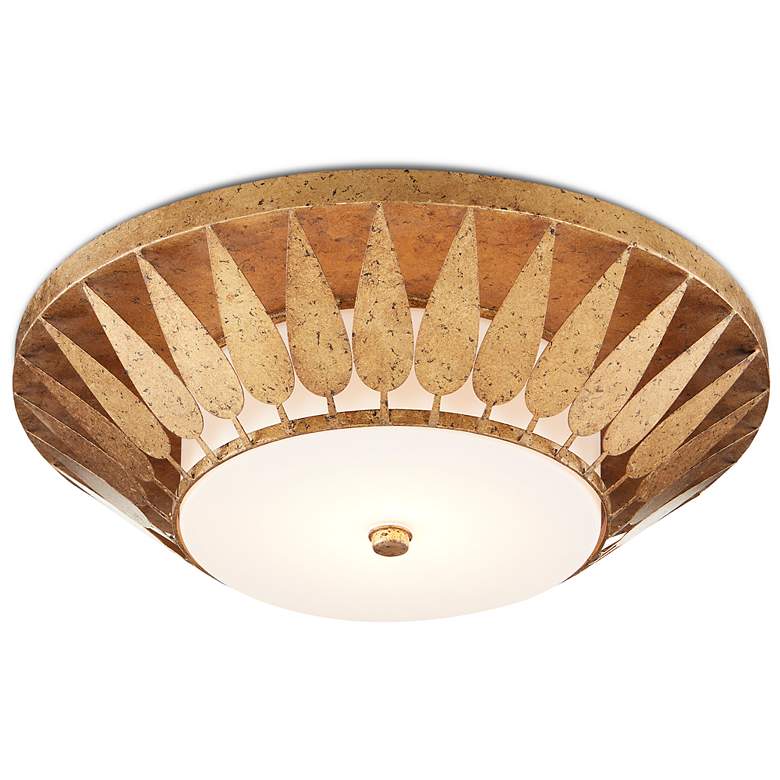 Image 3 Currey & Company Floris 22"W Autumn Gold LED Ceiling Light more views