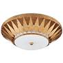 4_Currey & Company Floris 22"W Autumn Gold LED Ceiling Light more views