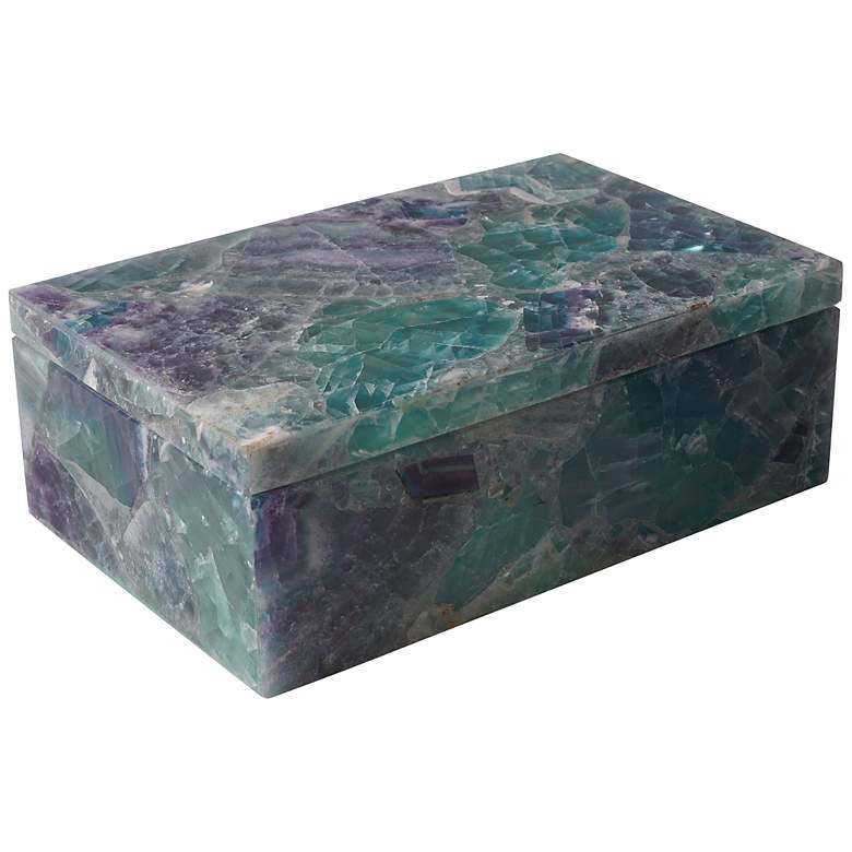 Image 1 Currey & Company Fluorite Decorative Box