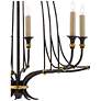 2_Currey & Company Folgate 29" Small Black 8-Light Chandelier more views