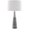 Currey & Company Forefront Gray White Ceramic Table Lamp