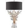 Currey &amp; Company Forget-Me-Not 32 1/4" Gold and Crystal Table Lamp