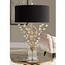 Currey &amp; Company Forget-Me-Not 32 1/4" Gold and Crystal Table Lamp