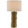 Currey and Company Fraizer Antique Brass Trunk Table Lamp