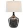 Currey and Company Gabe Antique Black Table Lamp