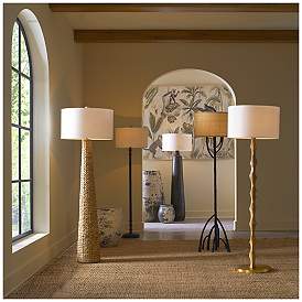 Image5 of Currey & Company Gallo 64 1/2" Classic Bronze Floor Lamp more views
