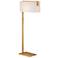 Currey & Company Gambit 63 1/2" High Gold Modern Floor Lamp