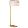 Currey &amp; Company Gambit 63 1/2" High Gold Modern Floor Lamp