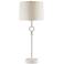 Currey & Company Germaine 34" Modern White Aluminum Table Lamp