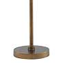 Currey &amp; Company Germaine 62" Antique Brass Stem Floor Lamp in scene