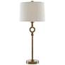 Currey &amp; Company Germaine Antique Brass Stem Table Lamp