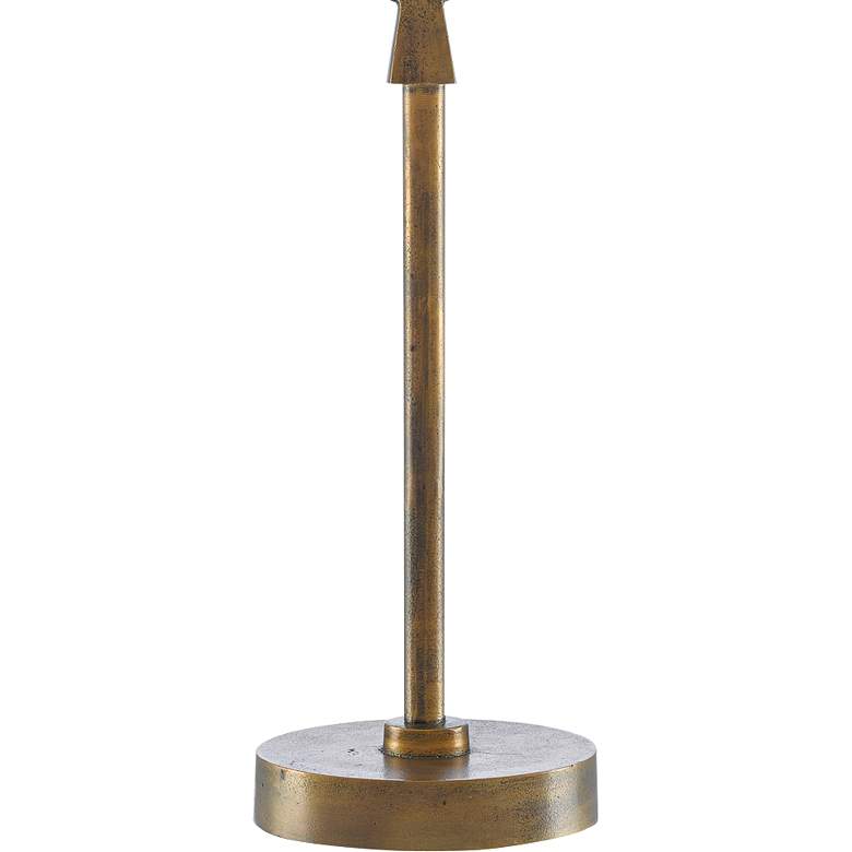 Image 2 Currey & Company Germaine Antique Brass Stem Table Lamp more views