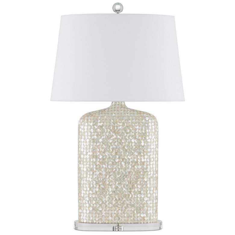 Image 7 Currey and Company Gerri Dot Mother of Pearl Table Lamp more views