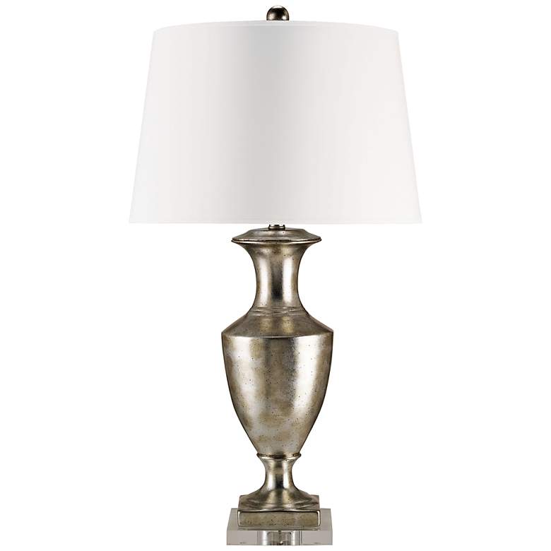 Image 1 Currey and Company Gibbs Silver Granello Table Lamp
