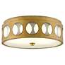Thumbnail2 of Currey & Company Go-Go 16" Wide Modern Flush Mount Ceiling Light more views