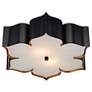 4_Currey & Company Grand Lotus 19" Wide Black Ceiling Light more views