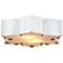 Currey and Company Grand Lotus 19" Wide White Ceiling Light