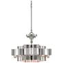 Currey &#38; Company Grand Lotus 20" Silver Small 1-Light Chandelier