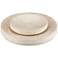 Currey & Company Grecco Marble Low Bowl Set of 2