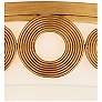 Thumbnail3 of Currey & Company Gyges 18" Brass Circles 1-Light Flush Mount more views