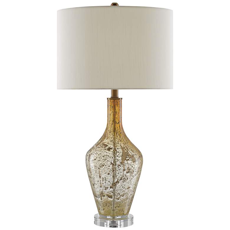 Image 2 Currey & Company Habib 30 1/4" Champagne Glass Modern Table Lamp more views
