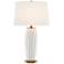 Currey and Company Hala White Ceramic Table Lamp