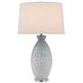 Currey &amp; Company Harita 33" Pale Blue and White Glass Table Lamp