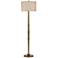 Currey and Company Harrelson Polished Brass Floor Lamp