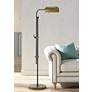 Currey &amp; Company Hearst 59 1/2" Bronze and Brass Floor Lamp
